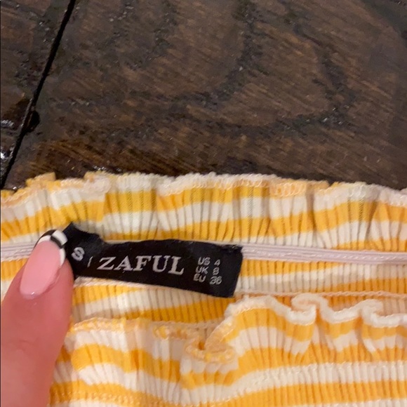 yellow ZAFUL tank top - Picture 3 of 3